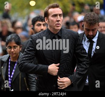 Toronto, Kanada. September 2023. Nicolas Cage kommt für die Premiere von Dream Scenario im Royal Alexandra Theatre während des Toronto International Film Festival in Toronto, Kanada, am Samstag, den 9. September 2023. Foto von Chris Chew/UPI Credit: UPI/Alamy Live News Stockfoto