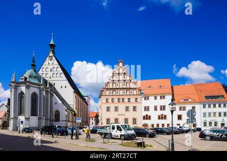 St. Mary's Cathedral und City Museum am unteren Marktplatz Stockfoto