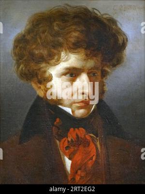 Porträt des Komponisten Hector Berlioz (1803-1869), 1830. Gefunden in der Sammlung der Acad&#xe9;mie de France &#xe0; Rom, Villa M&#xe9;dicis. Stockfoto