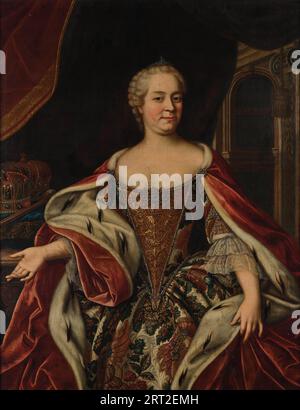 Das Porträt der Kaiserin Maria Theresia von Österreich (1717-1780). Private Sammlung. Stockfoto