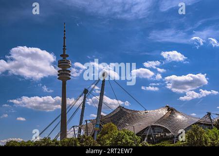 BAYERN: MÜNCHEN - OLYMPIAPARK Stockfoto