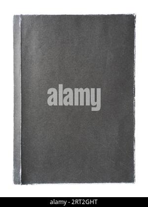 Altes schwarzes Buchcover Stockfoto