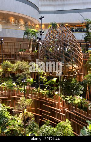 Lobby des Parkroyal Collection Marina Bay Hotel, Singapur Stockfoto