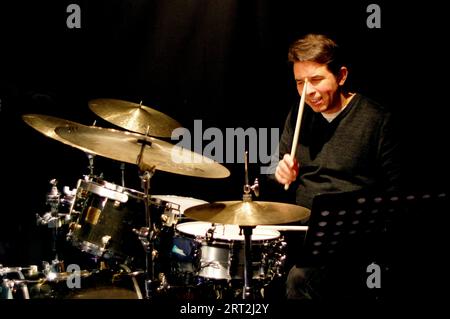 Ian Palmer, Ray Russell Quintet, Urdict Jazz Club, Brighton, East Sussex, 18. März 2023. Stockfoto