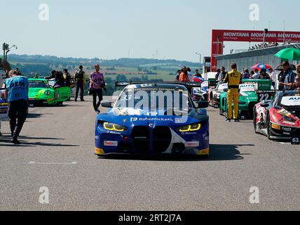 Hohenstein Ernstthal, Deutschland. September 2023. September 2023, Sachsenring, Hohenstein-Ernstthal, DTM 2023, Sachsenring, 8. September. - 10. September 2023, im Bild Rene Rast, Schubert Motorsport Credit: dpa/Alamy Live News Stockfoto