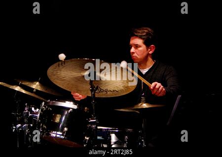 Ian Palmer, Ray Russell Quintet, Urdict Jazz Club, Brighton, East Sussex, März 2023. Stockfoto