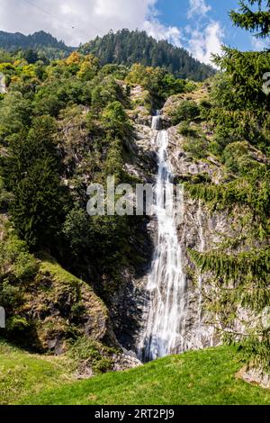 Wasserfall Partschins bei Partschins in Südtirol, italien, Wasserfall partschins in Südtirol, italien Stockfoto