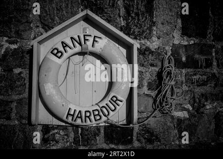 banff Harbour aberdeenshire scotland Infrared Stockfoto