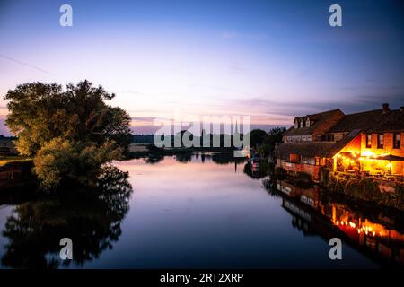 St Ives Old Bridge, Cambridgeshire, Großbritannien Stockfoto