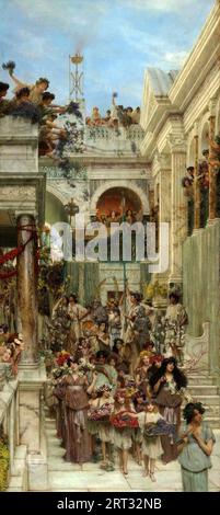 Alma-Tadema Sir Lawrence (1836 Dronreip - 1912 Wiesbaden) - Frühling (179x80 cm) 1894 Stockfoto