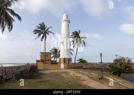 Galle, Sri Lanka, 28. Juli 2018: Der Leuchtturm im alten Fort Galle Stockfoto