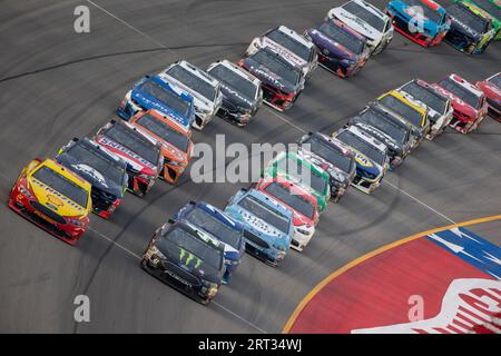 14. Juli 2018, Sparta, Kentucky, USA: Kurt Busch (41) fährt während des Quaker State 400 auf dem Kentucky Speedway in Sparta, Kentucky Stockfoto