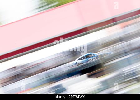 11. August 2018, Lexington, Ohio, USA: Austin Cindric (22) fährt während des Rock N Roll Tequila 170 auf dem Mid-Ohio Sports Car Course in Stockfoto