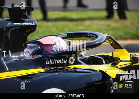 MELBOURNE, AUSTRALIEN, 17. MÄRZ: Daniel RICCIARDO vom Renault F1 Team vor dem Start des Formel-1-Grand Prix 2019 in Australien Stockfoto