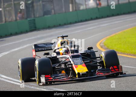 MELBOURNE, AUSTRALIEN, 17. MÄRZ: Max VERSTAPPEN von Aston Martin Red Bull Racing während des Formel-1-Grand Prix von Australien 2019 Stockfoto