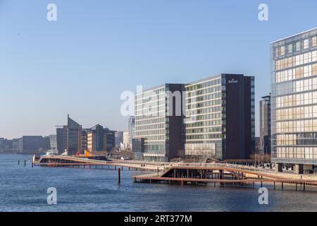 Kopenhagen, Dänemark, 27. Februar 2019: Außenansicht des Mariott Hotels im Zentrum von Kopenhagen Stockfoto