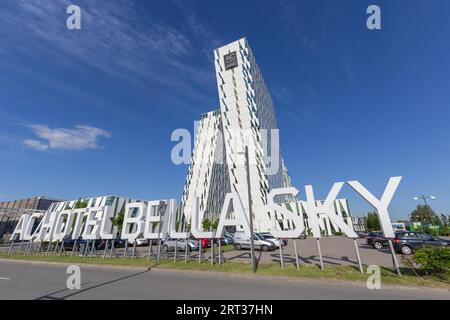 Kopenhagen, Dänemark, 22. Mai 2018: AC Bella Sky Hotel, Tagungs- und Kongresszentrum im Stadtteil Orestad Stockfoto