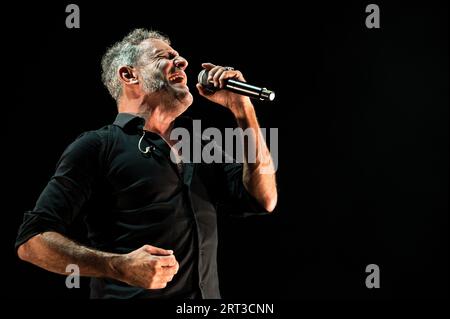 Festival Vive Latino, edición España 2023. El Festival acogió en Zaragoza a artistas como Juanes, Andrés Calamaro, Ana Tijoux, M-CLAN o Delaporte. Stockfoto