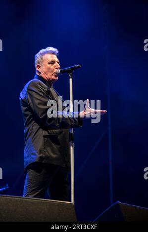 Festival Vive Latino, edición España 2023. El Festival acogió en Zaragoza a artistas como Juanes, Andrés Calamaro, Ana Tijoux, M-CLAN o Delaporte. Stockfoto