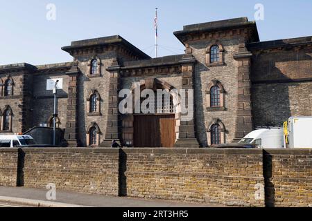 Eine allgemeine Sicht auf das HMP Wandsworth Gefängnis. Der Terrorverdächtige Daniel Abed Khalife ist auf der Flucht. Bild aufgenommen am 7. September 2023. © Belinda Jiao Stockfoto