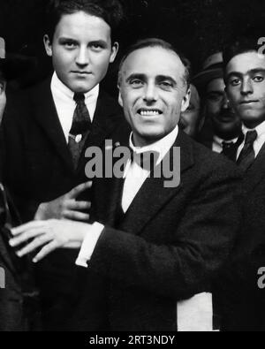 Giacomo Matteotti war ein italienischer antifaschistischer Politiker, er wurde von einer faschistischen Einheit wegen seiner Opposition gegen das Regime entführt und ermordet. Stockfoto
