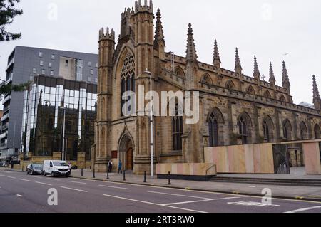 Glasgow, Schottland (UK): Blick auf die Metropolitan Cathedral of St Andrew in der Clyde Street Stockfoto