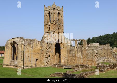 Mount Grace Priory, Haus und Gärten Stockfoto