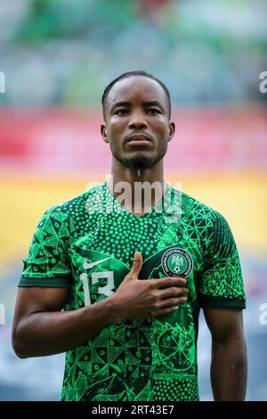 Akwa Ibom, Nigeria. 10. September 2023. Nigeria gegen Sao Tomé, Qualifikation für den CAF African Cup of Nations. Victor Modo: Victor Modo/Alamy Live News Stockfoto