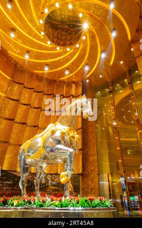 Macao, JAN 30 2014 - Außenansicht des MGM Macau Stockfoto