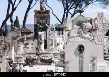Cimitero delle Porte Sante (der Friedhof der Heiligen Türen) in Florenz, Italien Stockfoto