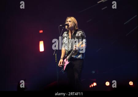 london, Vereinigtes Königreich. September 2023. Busted Play die erste von drei Londoner Shows anlässlich ihres 20. Jahrestages. Cristina Massei/Alamy Live News Stockfoto