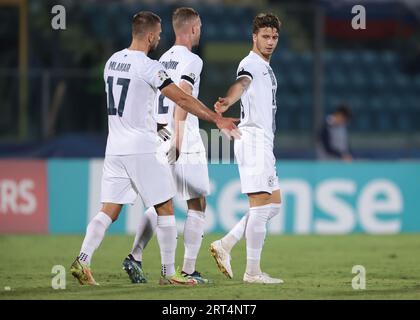 Serravalle, Italien. September 2023. Während des UEFA EURO 2024-Spiels im San Marino Stadion in Serravalle. Auf dem Bild sollte stehen: Jonathan Moscrop/Sportimage Credit: Sportimage Ltd/Alamy Live News Stockfoto