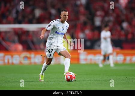 Saitama, Japan. September 2023. Juan Alano (Gamba) Fußball/Fußball : 2023 J. League YBC Levain Cup Viertelfinale zwischen Urawa Red Diamonds 3-0 Gamba Osaka im Saitama Stadium 2002 in Saitama, Japan. Quelle: Naoki Morita/AFLO SPORT/Alamy Live News Stockfoto