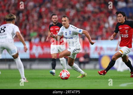 Saitama, Japan. September 2023. Juan Alano (Gamba) Fußball/Fußball : 2023 J. League YBC Levain Cup Viertelfinale zwischen Urawa Red Diamonds 3-0 Gamba Osaka im Saitama Stadium 2002 in Saitama, Japan. Quelle: Naoki Morita/AFLO SPORT/Alamy Live News Stockfoto