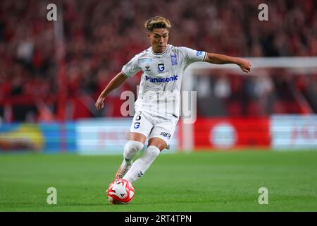 Saitama, Japan. September 2023. Ryotaro Meshino (Gamba) Fußball/Fußball : 2023 J. League YBC Levain Cup Viertelfinale zwischen Urawa Red Diamonds 3-0 Gamba Osaka im Saitama Stadion 2002 in Saitama, Japan. Quelle: Naoki Morita/AFLO SPORT/Alamy Live News Stockfoto