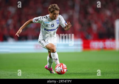 Saitama, Japan. September 2023. Hiroto Yamami (Gamba) Fußball/Fußball : 2023 J. League YBC Levain Cup Viertelfinale zwischen Urawa Red Diamonds 3-0 Gamba Osaka im Saitama Stadium 2002 in Saitama, Japan. Quelle: Naoki Morita/AFLO SPORT/Alamy Live News Stockfoto