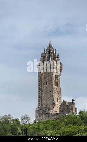 National Wallace Monument in der Nähe von Stirling Scotland Stockfoto