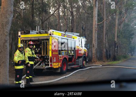 Bushfire Brigade, Ku-Ring-Gay National Park, Australien Stockfoto