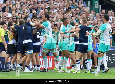 Marseille, Frankreich. September 2023. Die Rugby-Weltmeisterschaft, Frankreich. , . In Marseille, Frankreich. Foto: Patrick Aventurier/ABACAPRESS.COM Credit: Abaca Press/Alamy Live News Credit: Abaca Press/Alamy Live News Stockfoto