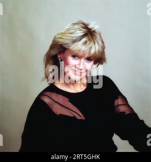 Gitte Haenning, dänische Sängerin und Schauspielerin, Deutschland um 1982. Stockfoto