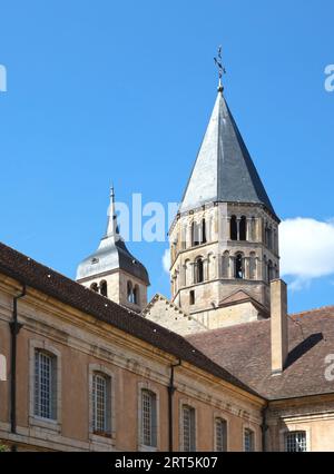 Cluny Abbey in der Mitte von Burgund, Frankreich Stockfoto