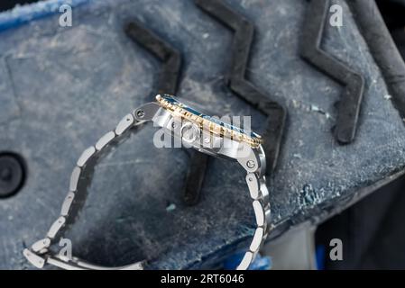 Oris Aquis Date Calibre 400 Stockfoto