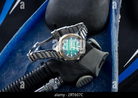 Oris Aquis Date Calibre 400 Stockfoto