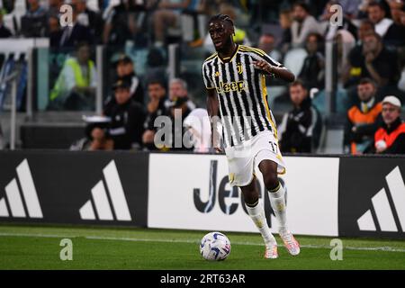 Samuel Iling-Junior von Juventu während des Serie-A-Fußballspiels zwischen Juventus FC und Bologna im Allianz-Stadion am 27. August 2023 in Turin, Italien Stockfoto