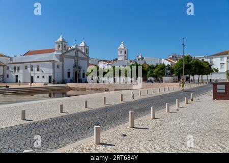 Die ummauerte Stadt Lagos, Portugal Stockfoto