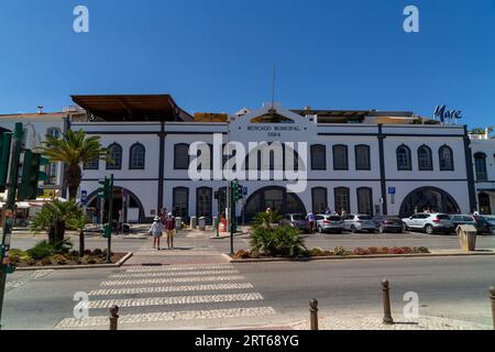 Die ummauerte Stadt Lagos, Portugal Stockfoto