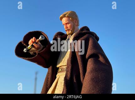 fotografía de juguetes con figuras de Acción de la saga de Starwars Stockfoto