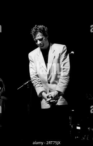 Mailand Italien 02.05.1995: Bill Bruford Schlagzeuger von King Crimson im Smeraldo-Theater Stockfoto