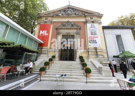 Paris, Frankreich. September 2023. Pressevorschau der Ausstellung „Gertrude Stein und Pablo Picasso die Erfindung der Sprache“ im Luxemburger Museum in Paris, Frankreich, am 11. September 2023. Foto: Lionel Urman/ABACAPRESS.COM Abaca Press/Alamy Live News Stockfoto