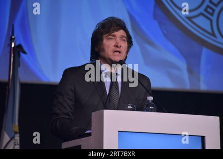 Javier Milei, Candidato a presidente en Argentina Stockfoto